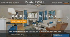 Desktop Screenshot of islandwalkapartments.com